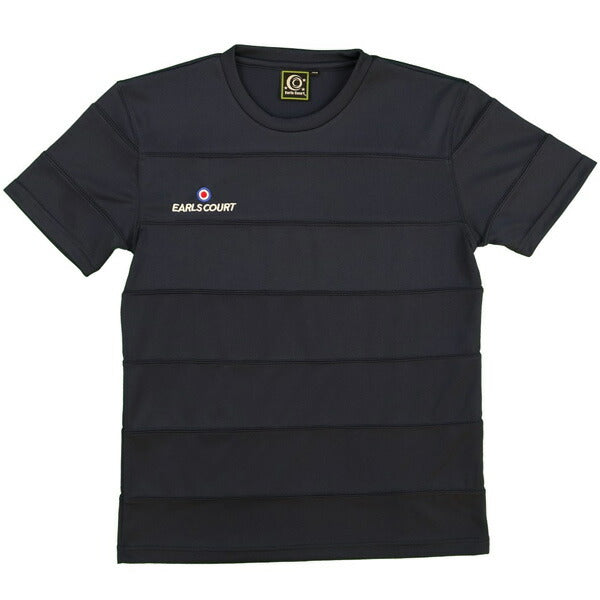 【ネコポス対応可】アールズコートEarlsCourtジュニアJrボーダー切替プラシャツECJ-S031Tシャツ半袖プラクティスシャツ子供