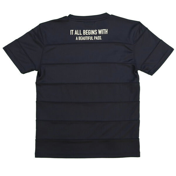 【ネコポス対応可】アールズコートEarlsCourtジュニアJrボーダー切替プラシャツECJ-S031Tシャツ半袖プラクティスシャツ子供