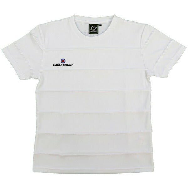 【ネコポス対応可】アールズコートEarlsCourtジュニアJrボーダー切替プラシャツECJ-S031Tシャツ半袖プラクティスシャツ子供