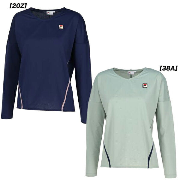 【ショップ限定エントリーでさらに+9倍】フィラFILAレディースロングスリーブシャツテニス長袖EL0007