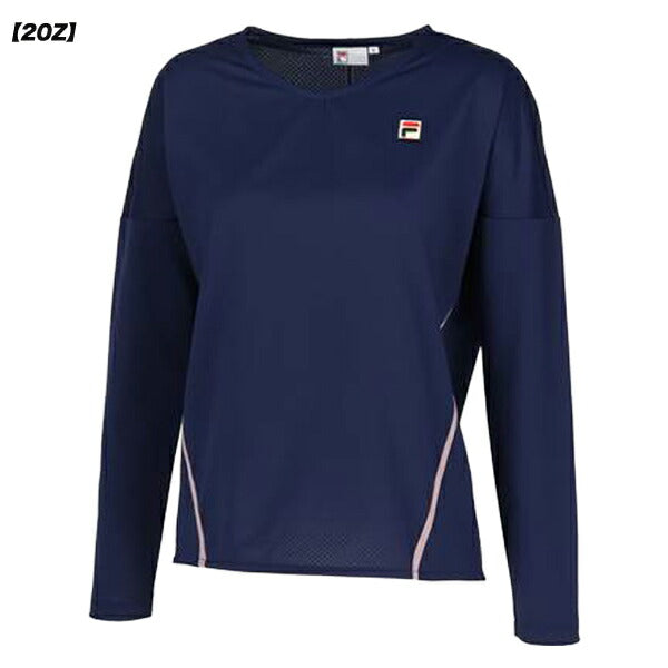 【ショップ限定エントリーでさらに+9倍】フィラFILAレディースロングスリーブシャツテニス長袖EL0007