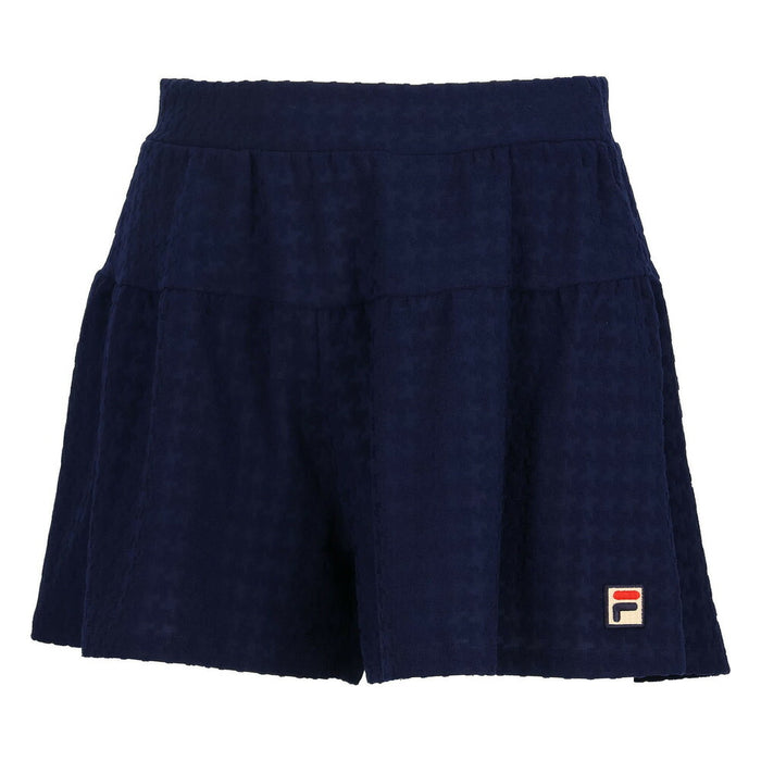 【ショップ限定エントリーでさらに+9倍】FILAフィラテニステニスウェアレディースキュロットパンツパンツフェミニンかわいいレトロ千鳥柄スポーティーEL0031