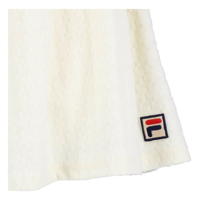 FILAフィラテニステニスウェアレディースキュロットパンツパンツフェミニンかわいいレトロ千鳥柄スポーティーEL0031