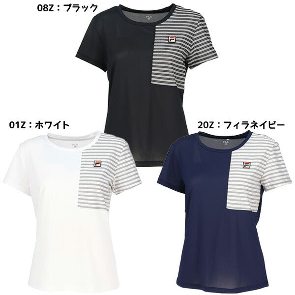 フィラFILAレディーステニスウエアーシャツゲームシャツ25SS試合練習EL0066