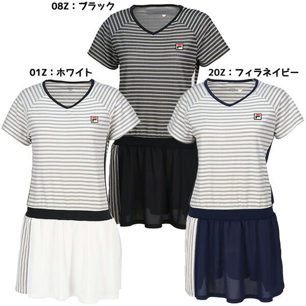 フィラFILAレディーステニスウエアーシャツワンピース25SS試合練習EL0069