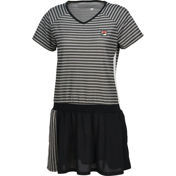 【ショップ限定エントリーでさらに+9倍】フィラFILAレディーステニスウエアーシャツワンピース25SS試合練習EL0069