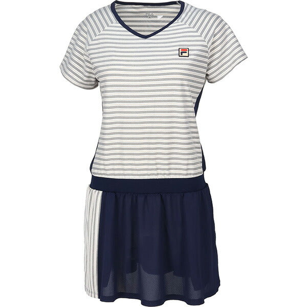 【ショップ限定エントリーでさらに+9倍】フィラFILAレディーステニスウエアーシャツワンピース25SS試合練習EL0069