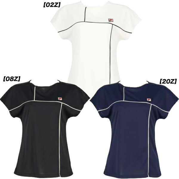 【ショップ限定エントリーでさらに+9倍】フィラFILAレディーステニスウェアゲームシャツ半袖シャツEL0220