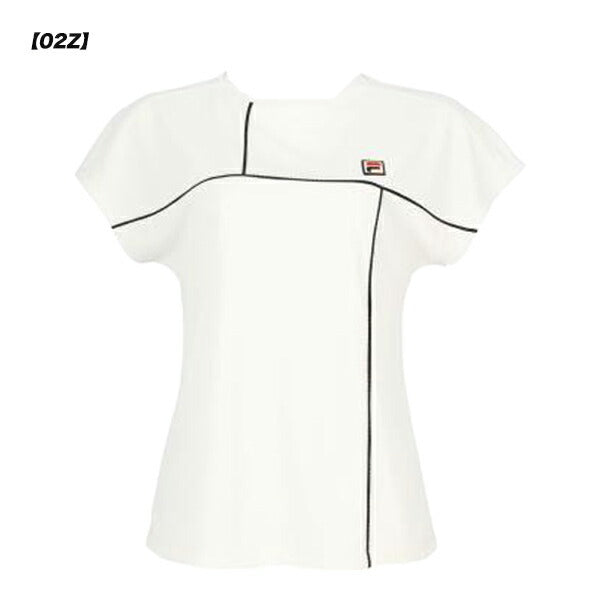 【ショップ限定エントリーでさらに+9倍】フィラFILAレディーステニスウェアゲームシャツ半袖シャツEL0220