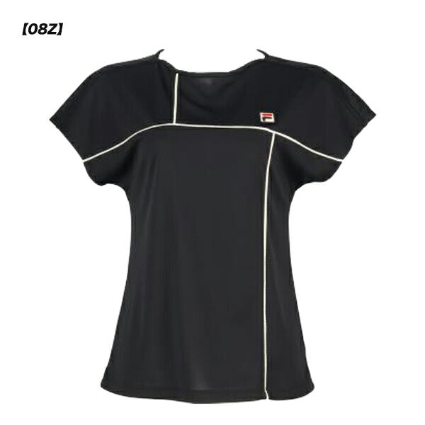 【ショップ限定エントリーでさらに+9倍】フィラFILAレディーステニスウェアゲームシャツ半袖シャツEL0220