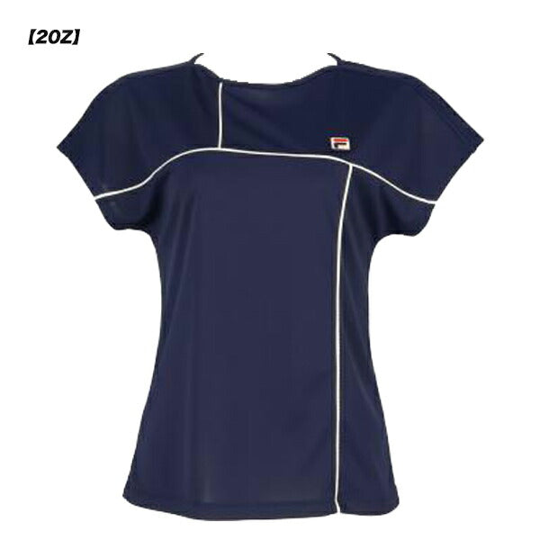 【ショップ限定エントリーでさらに+9倍】フィラFILAレディーステニスウェアゲームシャツ半袖シャツEL0220
