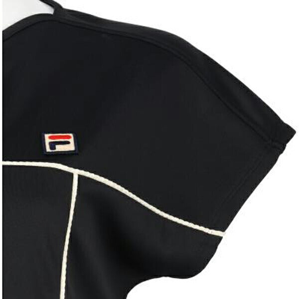 【ショップ限定エントリーでさらに+9倍】フィラFILAレディーステニスウェアゲームシャツ半袖シャツEL0220