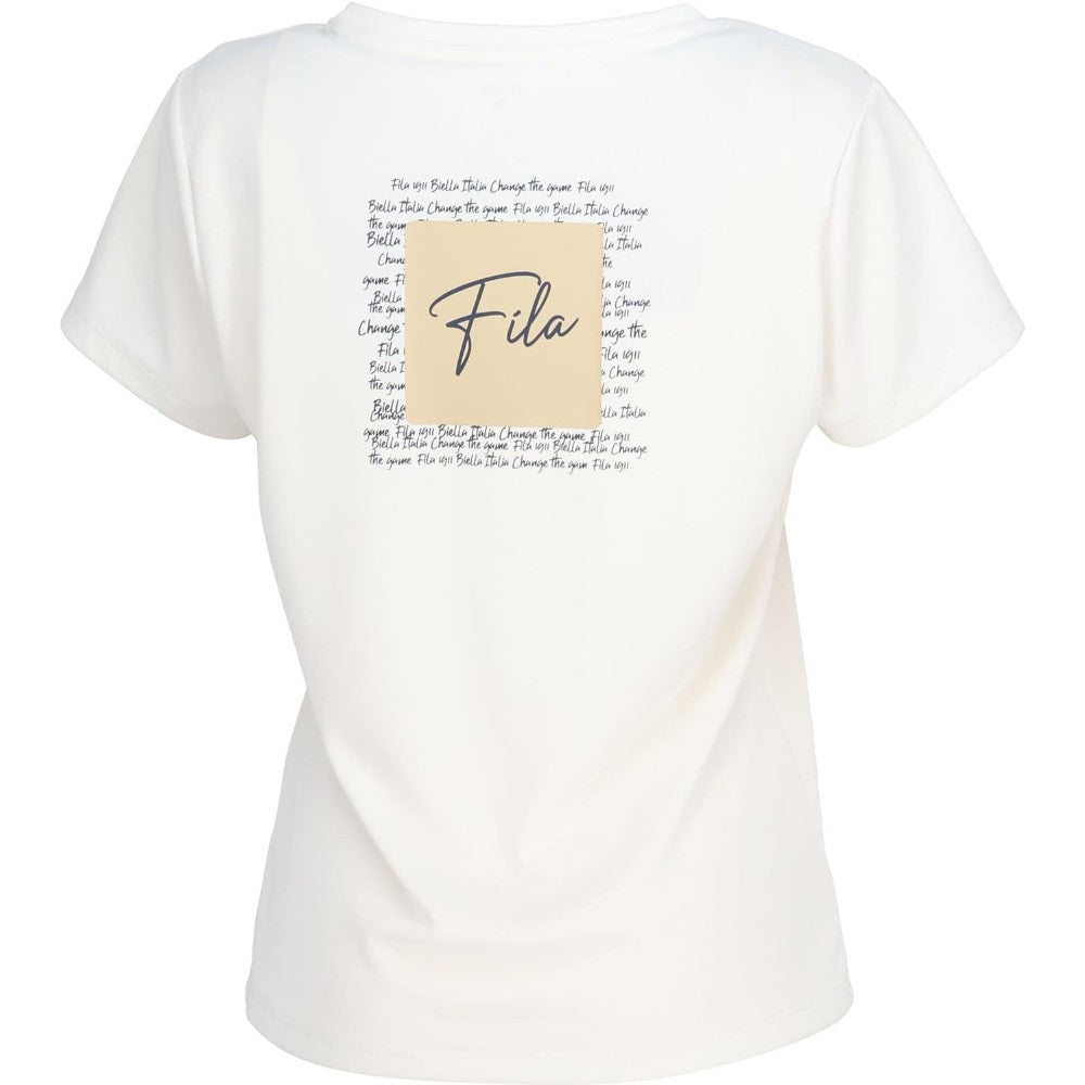 フィラFILAレディーステニス半袖グラフィックＴシャツEL0221