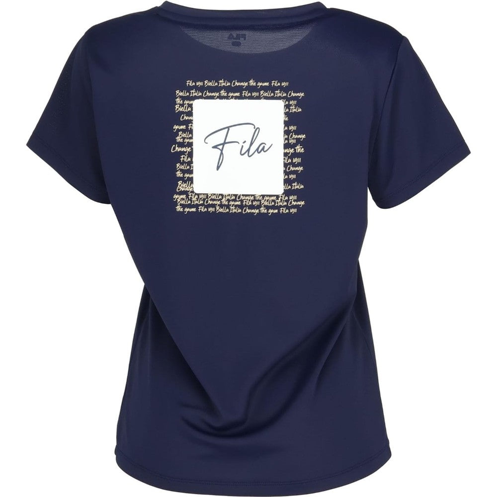 フィラFILAレディーステニス半袖グラフィックＴシャツEL0221