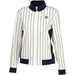 フィラFILAテニスレディースウォームアップシャツストライププリントジャケットジャージトレーニングウェアEL0228