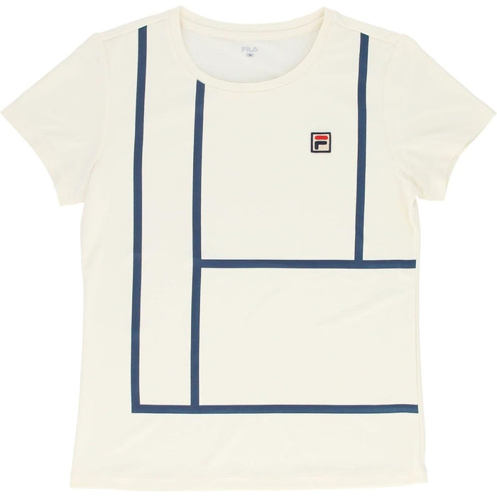 フィラFILAテニスレディース半袖シャツゲームシャツTシャツ吸汗速乾UVカットEL0238