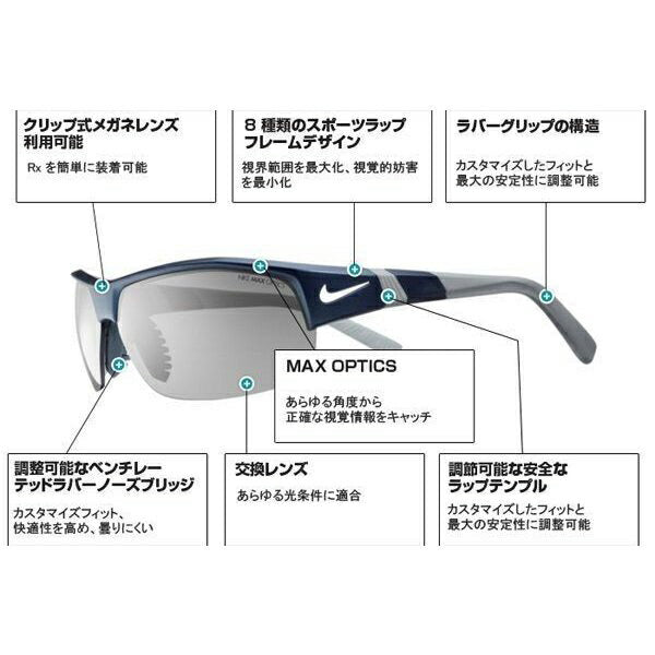 【ショップ限定エントリーでさらに+9倍】ナイキスポーツサングラスSHOW-X2EV0620-001ブラック黒