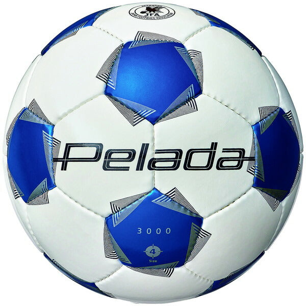 モルテンmoltenペレーダ３０００４号白青F4K3000-WBサッカーボールJFA検定球ホワイト
