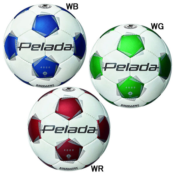 モルテンmoltenペレーダ４０００４号F4K4000サッカーボールJFA検定球ホワイト