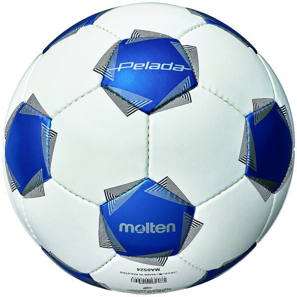 モルテンmoltenペレーダ３０００５号白青F5K3000-WBサッカーボールJFA検定球ホワイト