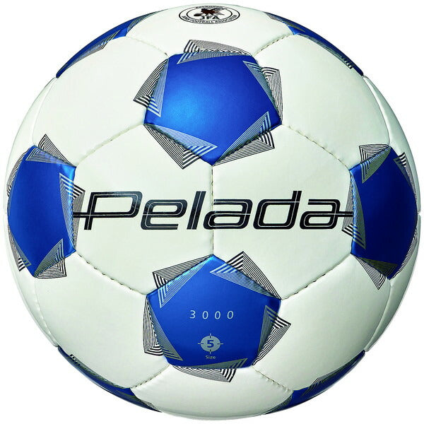 モルテンmoltenペレーダ３０００５号白青F5K3000-WBサッカーボールJFA検定球ホワイト