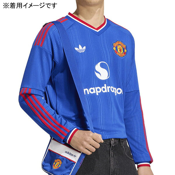 マンチェスターユナイテッドMUN2026-27レプリカアウェイユニフォーム長袖F6646-KB5555サッカーロイヤルブルーアディダスadidas