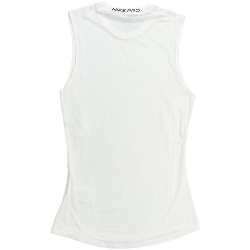 【ショップ限定エントリーでさらに+9倍】【ネコポス送料無料】ナイキNIKEナイキプロDri-FITタイトノースリーブフィットネストップFB7915-100サッカーフットサルインナーシャツ着圧ホワイト