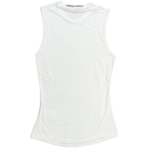 【ショップ限定エントリーでさらに+9倍】【ネコポス送料無料】ナイキNIKEナイキプロDri-FITタイトノースリーブフィットネストップFB7915-100サッカーフットサルインナーシャツ着圧ホワイト