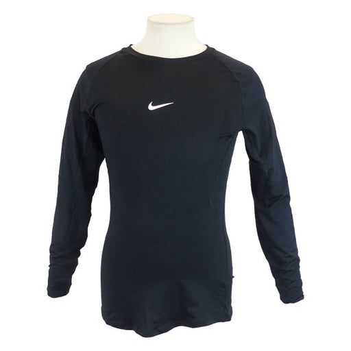 【ショップ限定エントリーでさらに+9倍】【ネコポス送料無料】ナイキNIKEメンズDri-FITタイトロングスリーブフィットネストップFB7920-010サッカーフットサルインナーシャツ長袖ブラックメンズ