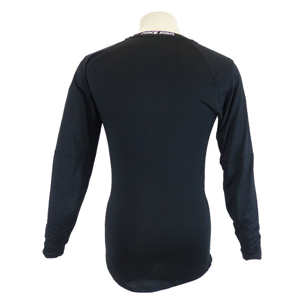 【ショップ限定エントリーでさらに+9倍】【ネコポス送料無料】ナイキNIKEメンズDri-FITタイトロングスリーブフィットネストップFB7920-010サッカーフットサルインナーシャツ長袖ブラックメンズ