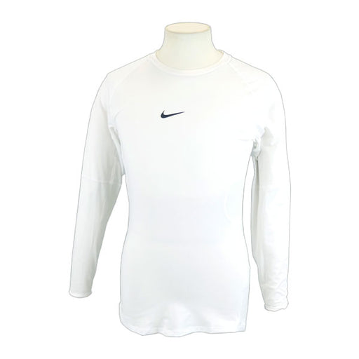 【ショップ限定エントリーでさらに+9倍】【ネコポス送料無料】ナイキNIKEメンズDri-FITタイトロングスリーブフィットネストップFB7920-100サッカーフットサル長袖インナーシャツホワイト