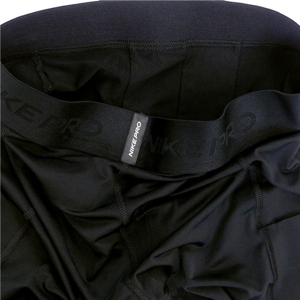 【ショップ限定エントリーでさらに+9倍】【ネコポス送料無料】ナイキNIKEプロメンズDri-FITフィットネスタイツFB7953-010サッカーフットサルロングスパッツインナータイツブラック