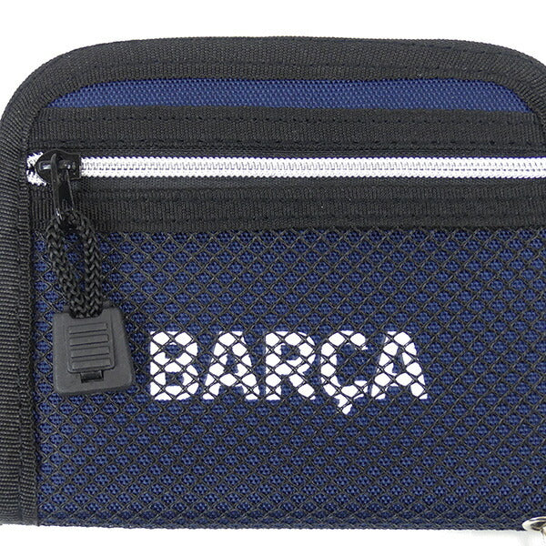 【ネコポス対応可】バルセロナオフィシャルFCBラウンドウォレットFCB-111Aサッカーサポーターグッズ財布ネイビー