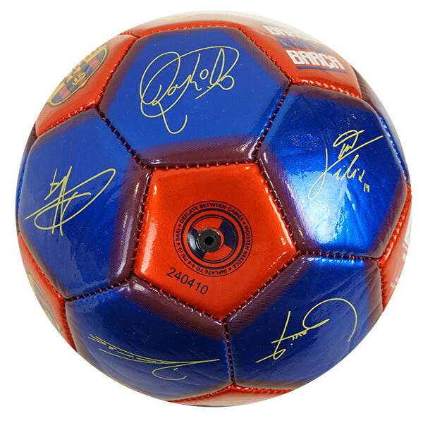 バルセロナ オフィシャル 1号球 選手サイン入り FCB_SIG_26SKILLBALL