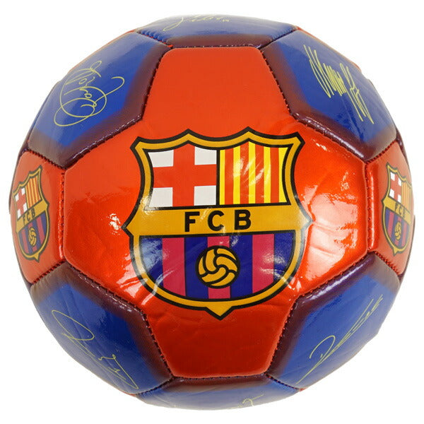 バルセロナ オフィシャル 1号球 選手サイン入り FCB_SIG_26SKILLBALL