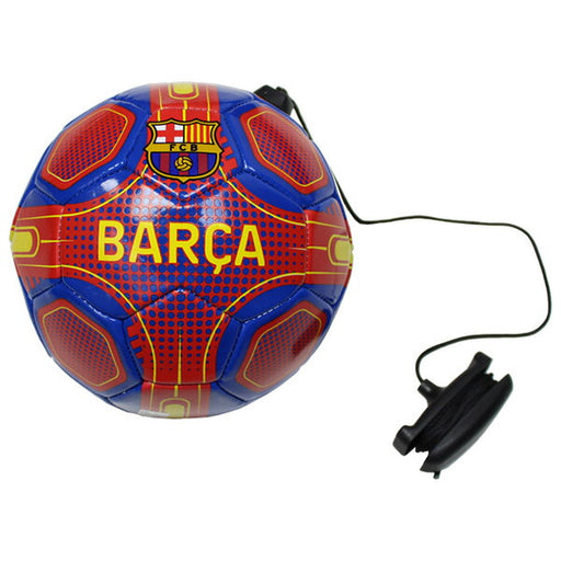 バルセロナオフィシャルSize2スキルズトレーナーボールFCB_SKILLS_TRAINERサッカーボールサポーターグッズ紐付き練習用2号球レッド