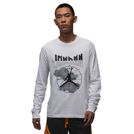 【ショップ限定エントリーでさらに+9倍】【ネコポス送料無料】ジョーダンJORDANメンズバスケットボールウェアロングTシャツJDメン10023FD7005-100