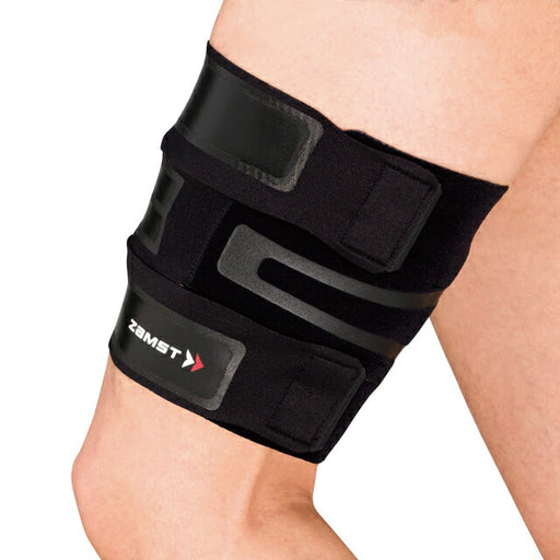 ザムストZAMSTFILMISTATHIGH太もも用サポーター左右兼用FILMISTA-thighサッカーフットサルフィルミスタ圧迫ブラック