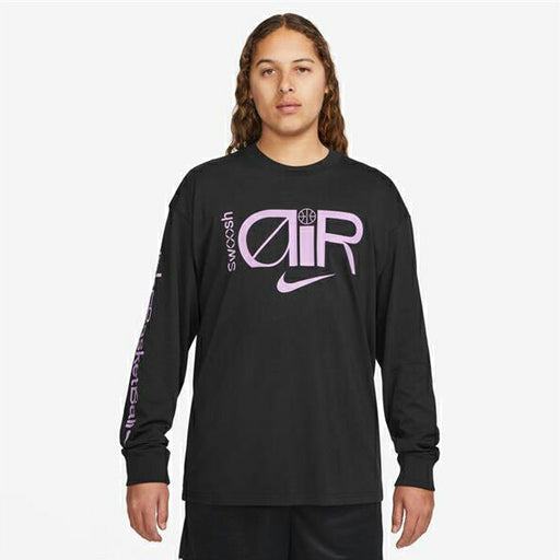 【ショップ限定エントリーでさらに+9倍】【ネコポス送料無料】ナイキメンズバスケットボールウェアM90スウッシュP2ロングスリーブTシャツ長袖ロングTシャツFN0820-010