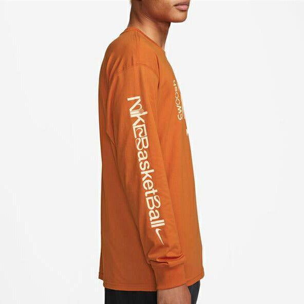 【ショップ限定エントリーでさらに+9倍】【ネコポス送料無料】ナイキメンズバスケットボールウェアM90スウッシュP2ロングスリーブTシャツ長袖ロングTシャツFN0820-893