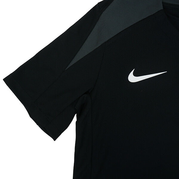 【ネコポス送料無料】ナイキNIKEDFストライクS/SトップFN2400-010サッカーフットサルプラクティスシャツ練習着ブラックアンスラサイト