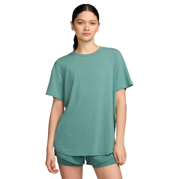 【ショップ限定エントリーでさらに+9倍】【ネコポス送料無料】ナイキNIKEレディースTシャツワンDFルーズS/S24SUFN2815-361半袖グリーン