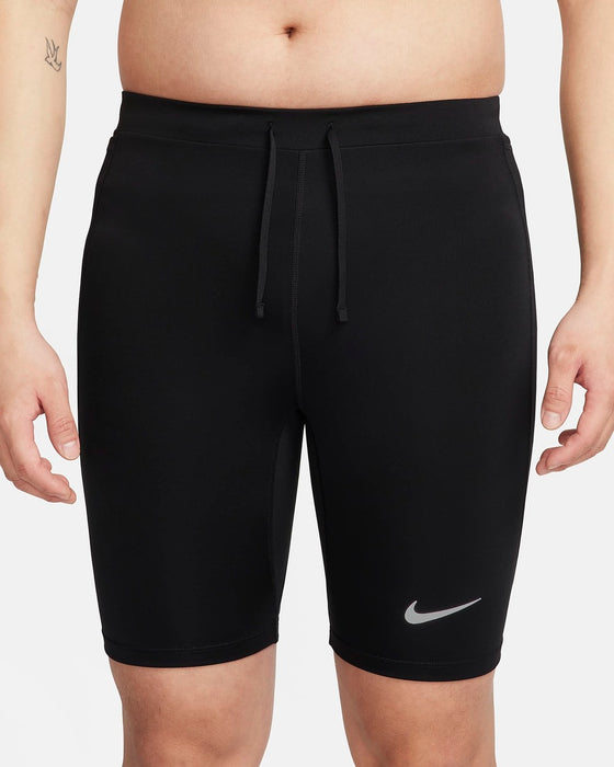 NIKEナイキランニングタイツメンズDri-FIT1/2レングスインナー付きファストBFハーフタイツFN3372-010