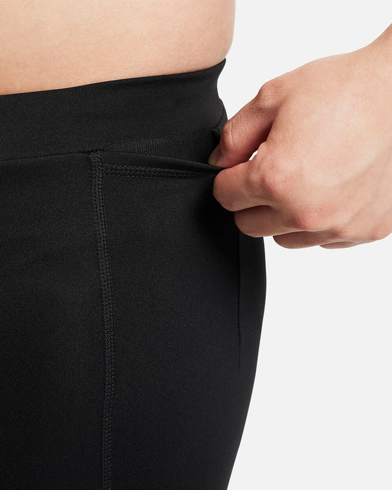 NIKEナイキランニングタイツメンズDri-FIT1/2レングスインナー付きファストBFハーフタイツFN3372-010