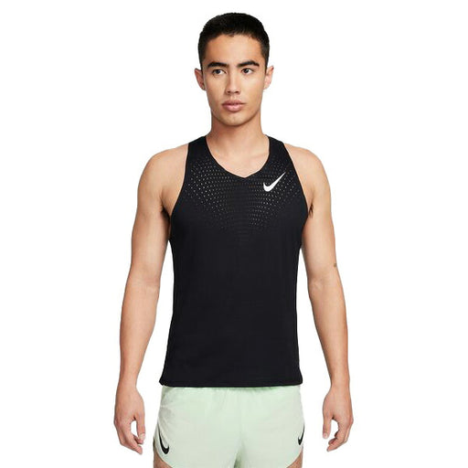 ナイキNIKEメンズランニングシャツノースリーブDFADVエアロスイフトシングレットFN4232-010トレーニングウェアブラック