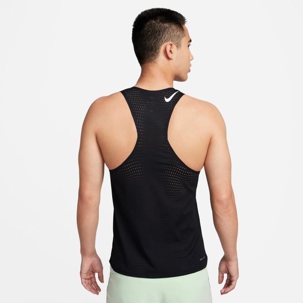 ナイキNIKEメンズランニングシャツノースリーブDFADVエアロスイフトシングレットFN4232-010トレーニングウェアブラック