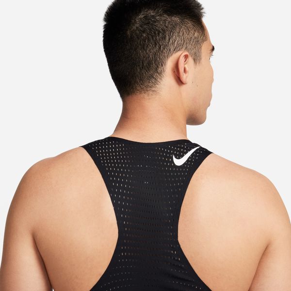 ナイキNIKEメンズランニングシャツノースリーブDFADVエアロスイフトシングレットFN4232-010トレーニングウェアブラック