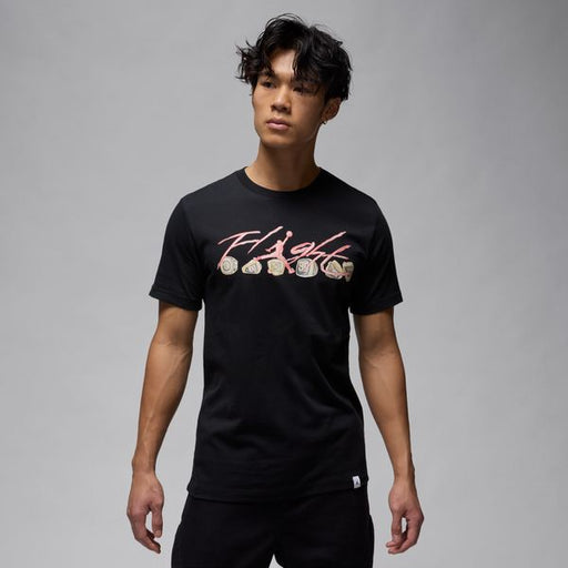 【ネコポス送料無料】ナイキNIKEメンズバスケットボールゲームシャツTシャツ半袖ナイキジョーダンFLTESSリングスS/SクルーFN5967-010ブラック