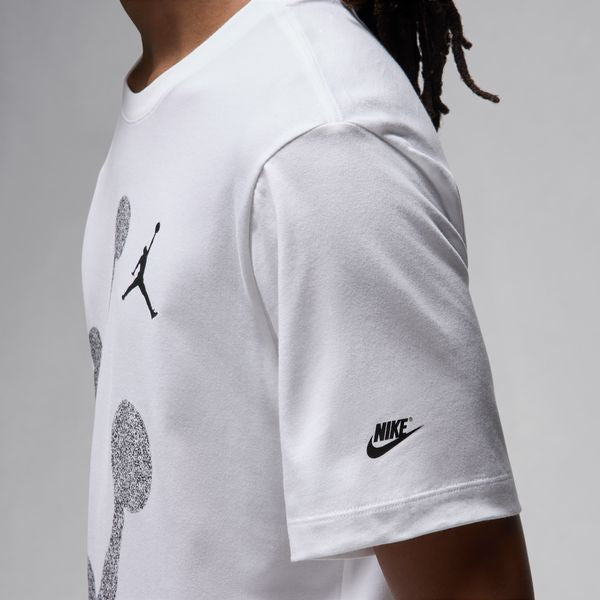 ジョーダンJORDANバスケットボール半袖TシャツFN6026-100ホワイト