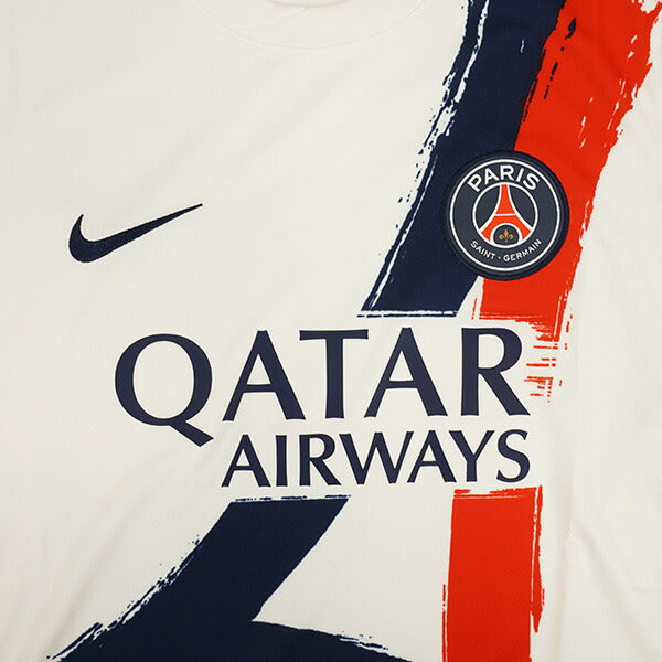 パリサンジェルマンPSG2024-25レプリカアウェイユニフォームFN8781-101サッカー半袖ホワイトナイキNIKE